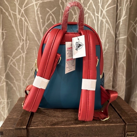 DISNEY DISNEYLAND MARVEL LOUNGEFLY BACKPACK MS MISS CAPTAIN MARVEL NEW HTF - Picture 6 of 7